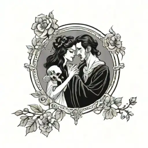 Hades Persephone Lovers Tarot Card