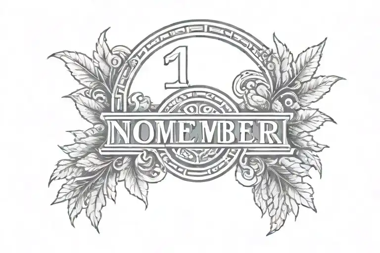 Roman Numerals Of November 21 With The Word Pong