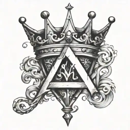 I Want A Letter A Drawing Of A Letter J With A King Crown And Letter M With A Drawing Queen Crown