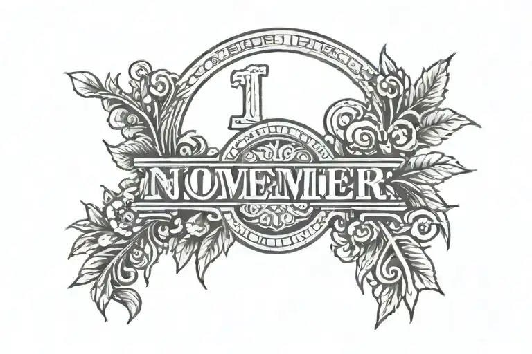 Roman Numerals Of November 21 With The Word Pong