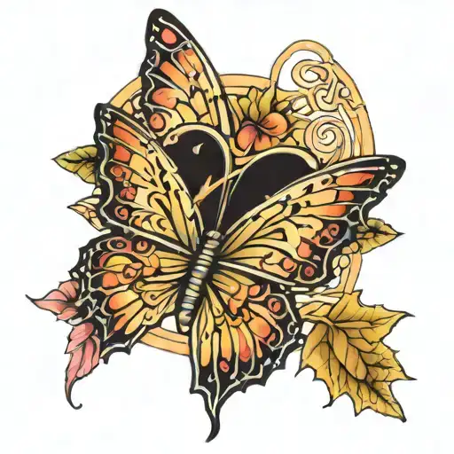 November 2 2005 Roman Numeral With Butterfly Girly