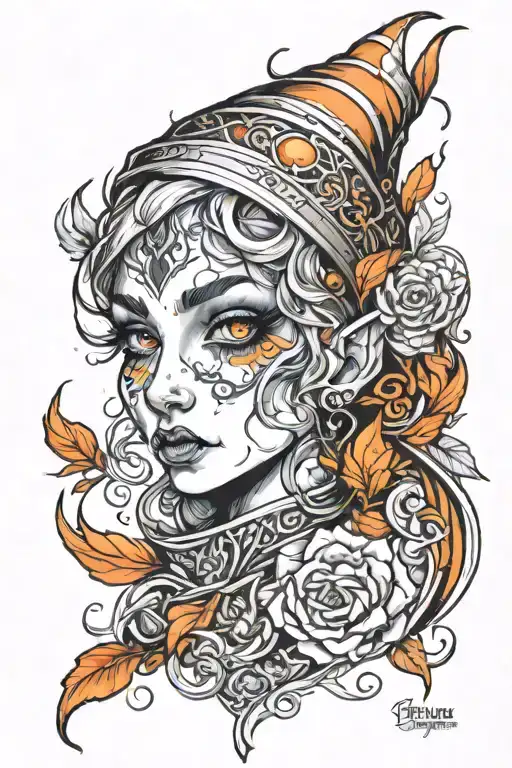 Elf Tears Flowing From Its Eyes Like Fire