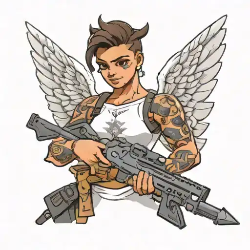 Angel With Scar Weapon Fortnite