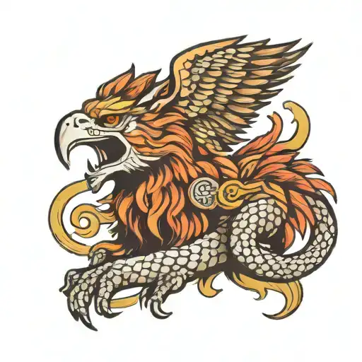 Snake Lion Eagle