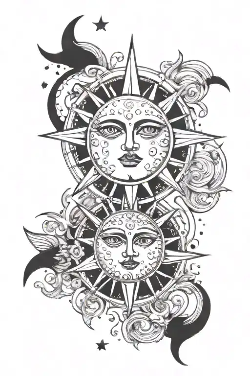 Celestial Sun Moon