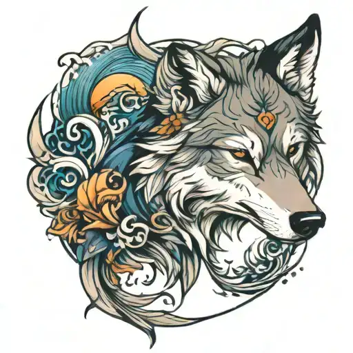 Wolf And Sea