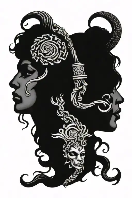 Side View Medusa