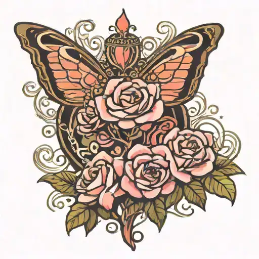 Rose Blossom Tree Of Life