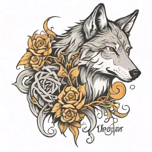 A Wolf With The Phrase Of So Far Away