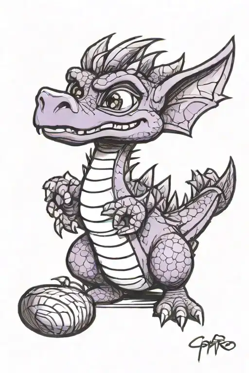 Realistic Spyro The Dragon
