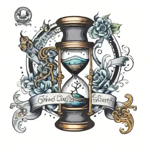 Father And Son Hour Glass