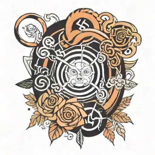 Six Path Naruto Marking