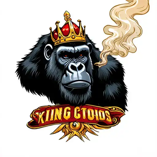 King Gorilla Smoking