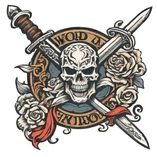 Word Art With A Sword