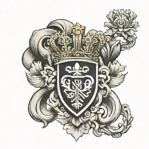 Claddagh Ring And The Trieste Coat Of Arms