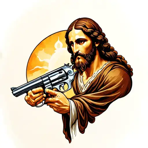 Jesus With A Revolver