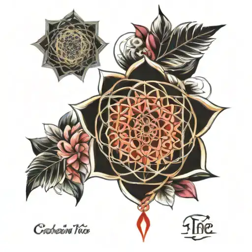 New Tattoo For Existing Flower Of Life