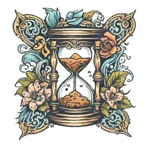 An Hourglass With Illegal Drugs Inside It
