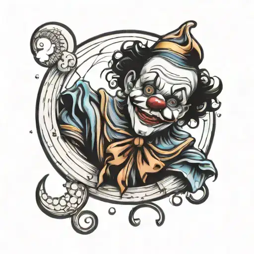 Sad Clown On The Moon