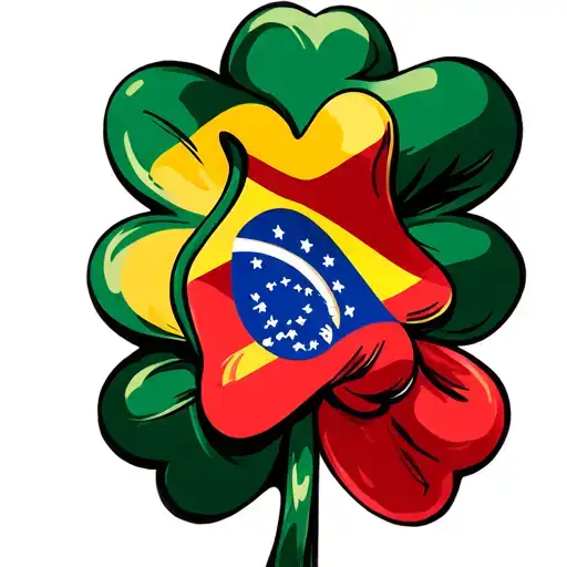 Shamrock With Venezuela Flag