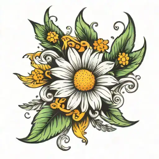 Daisy With Letters C And O