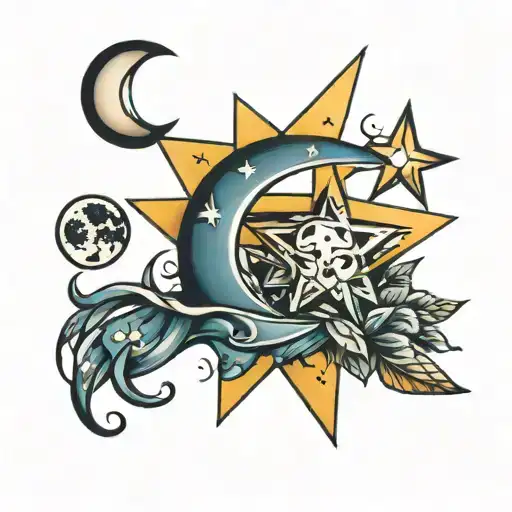 Star And Moon