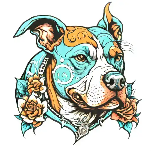 Pit Bull Dog Miami Dolphins