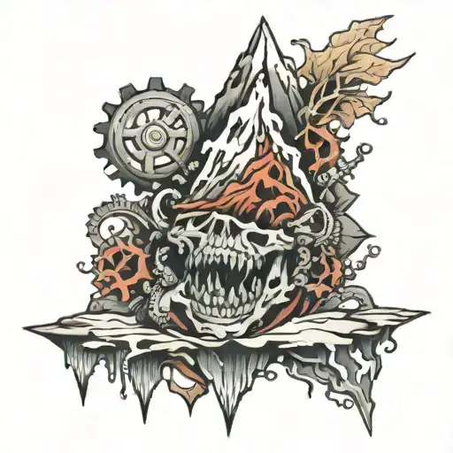 Gear Teeth Resembling Mountain Peak