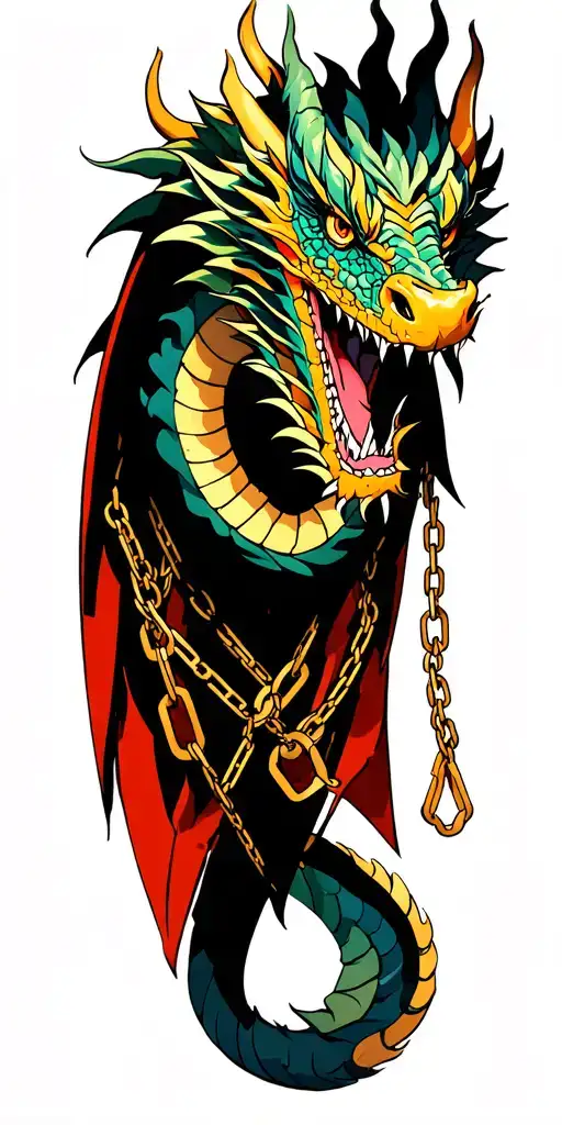 Dragon And Chains And Mantle Come Out