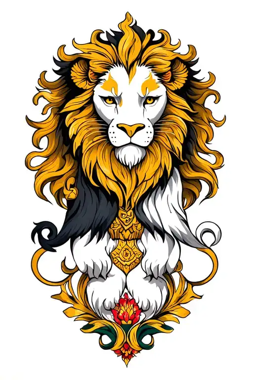 Scottish Lion And Dutch Lion