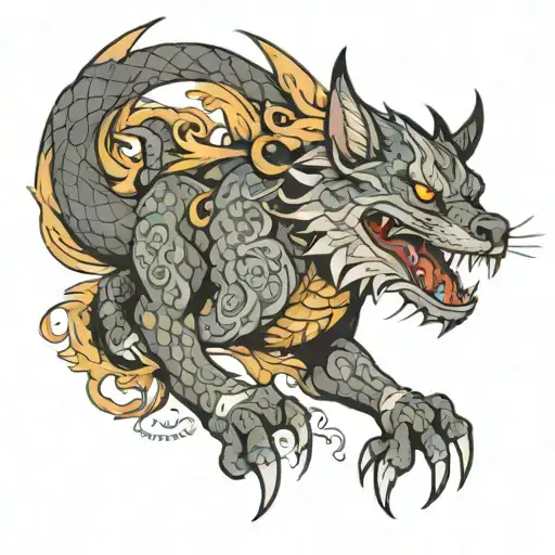 Dragon Wolf Cat