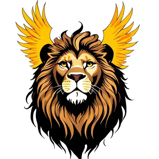 Lion Looking To Heaven