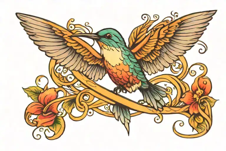 Infinity Sign Hummingbird