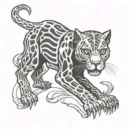 Panther As A Skeleton