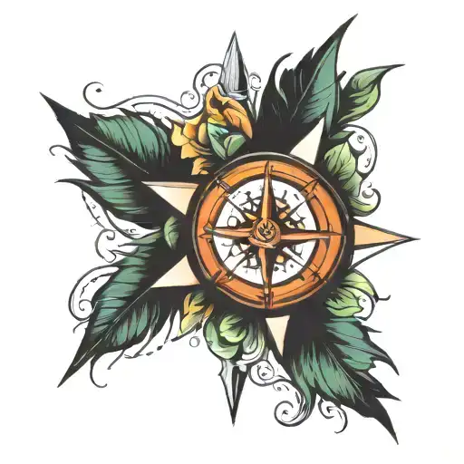 Compass Rose Pointy