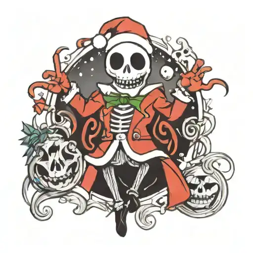 Jack Skeleton As Santa
