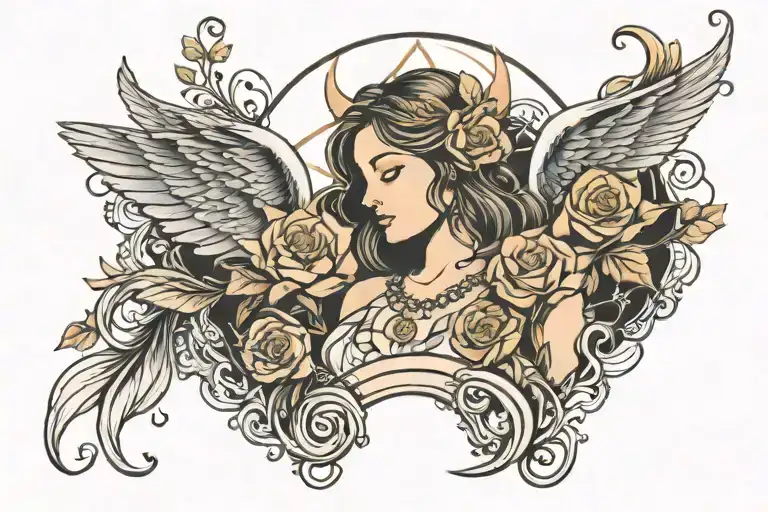 Virgo And Rising Women Aymbol