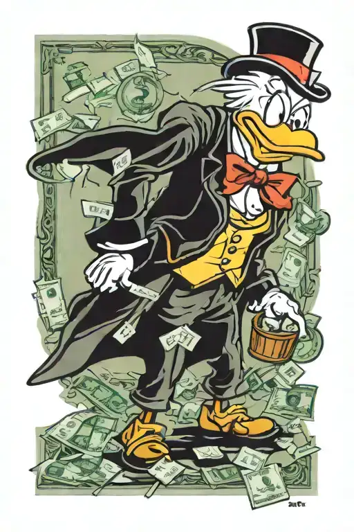Wall Street Stock Market Scrooge Mcduck Monopoly Man Gangster