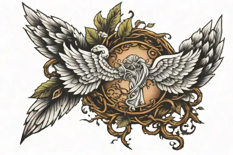 Angel Wings And Tree