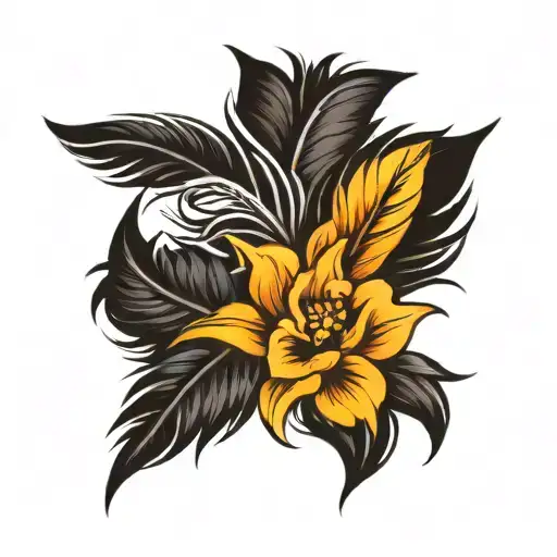 Feather Flowers Coming