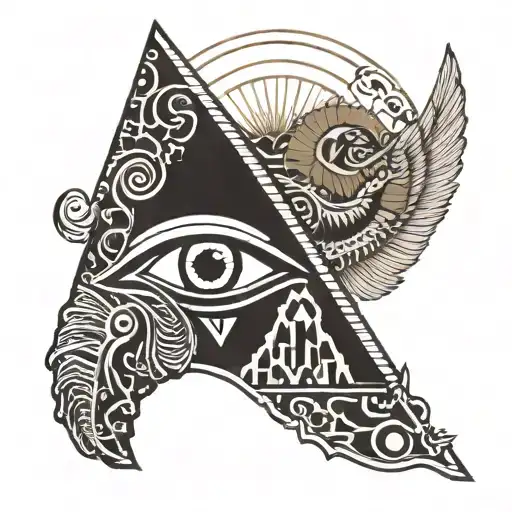 Africa Continent Eye Of Horus Piramide Wild Animal