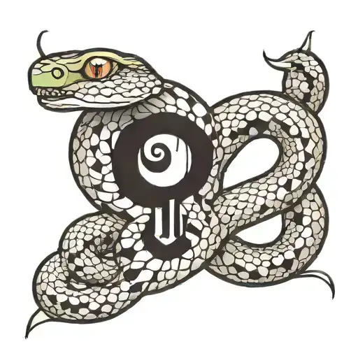 Snake And The Letter J