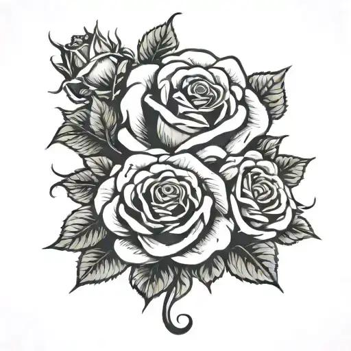 Roses With Small Baby