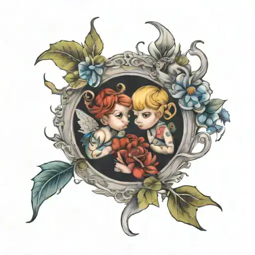 Bastian And Eloisa Twin Children 2017 Masculine