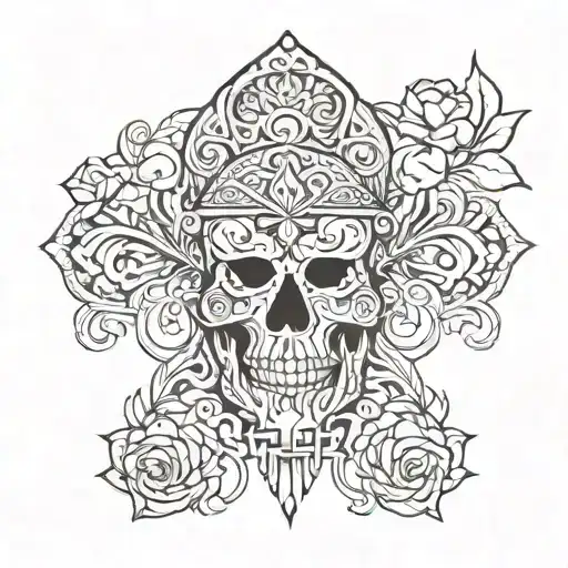 Nordic Style Tattoo For Arm