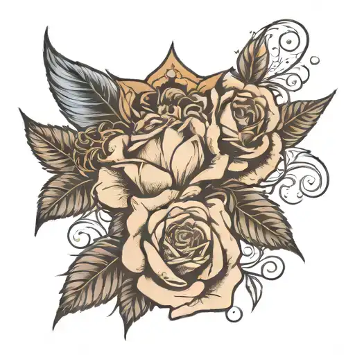 Rose With The Name Kara And Aster With The Name Ezra