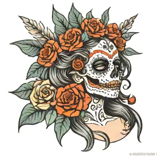 La Muerte Skull Lady