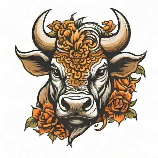 Bull Head Few Colors Children