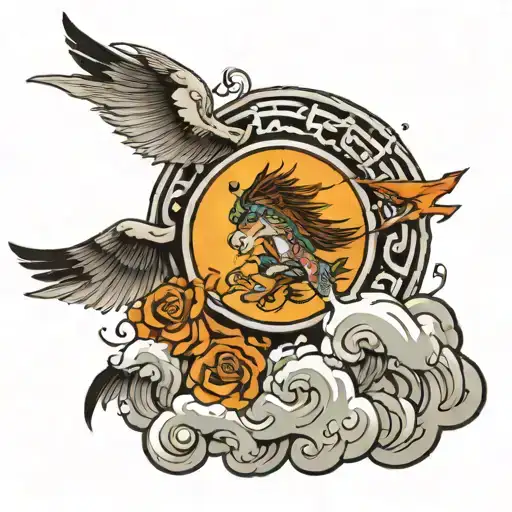 The Word Raindancer Above A Storm Cloud