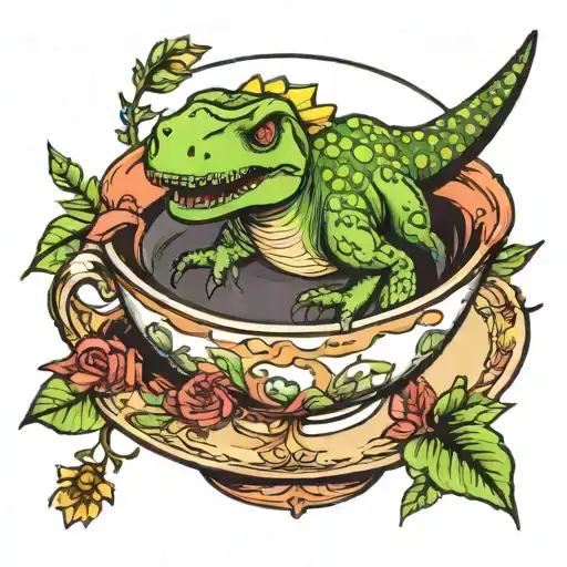 Dinosaur In A Teacup